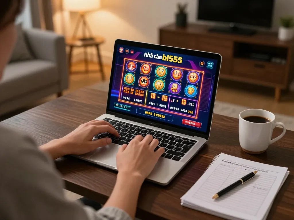 Engaging with various games on Nhà cái bl555 from a comfortable home setting, emphasizing strategic gameplay and enjoyment
