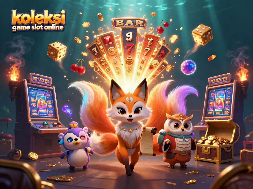 Menangkan jackpot dengan koleksi game slot online yang penuh warna dan karakter ajaib.