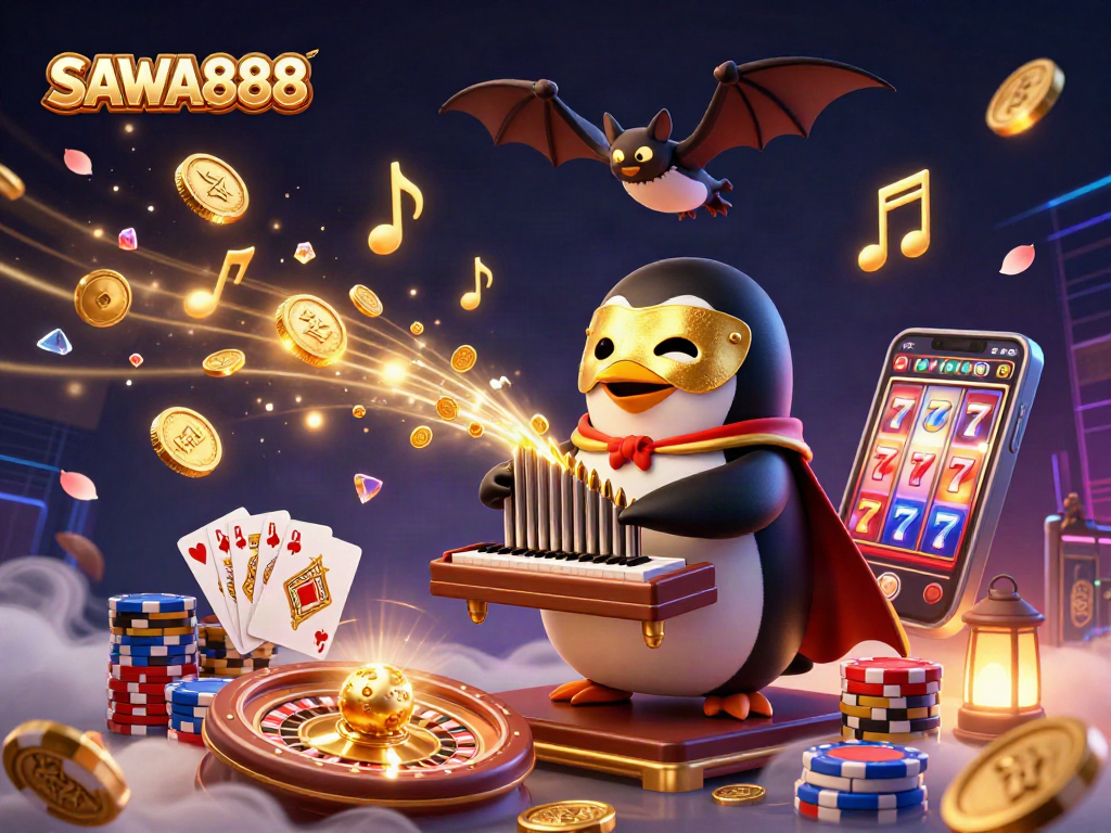 Experience winning moments at SAWA888 with the phantom penguin and dynamic gaming elements.