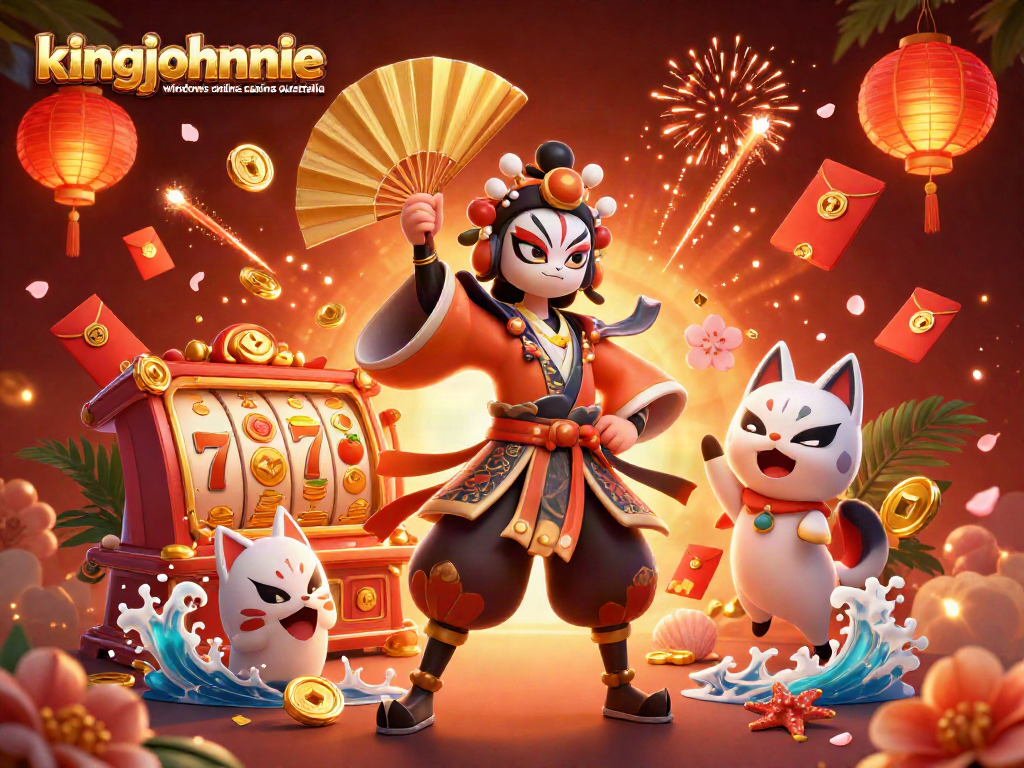 Experience thrilling slots action at kingjohnnie windows online casino australia with vibrant 3D visuals.