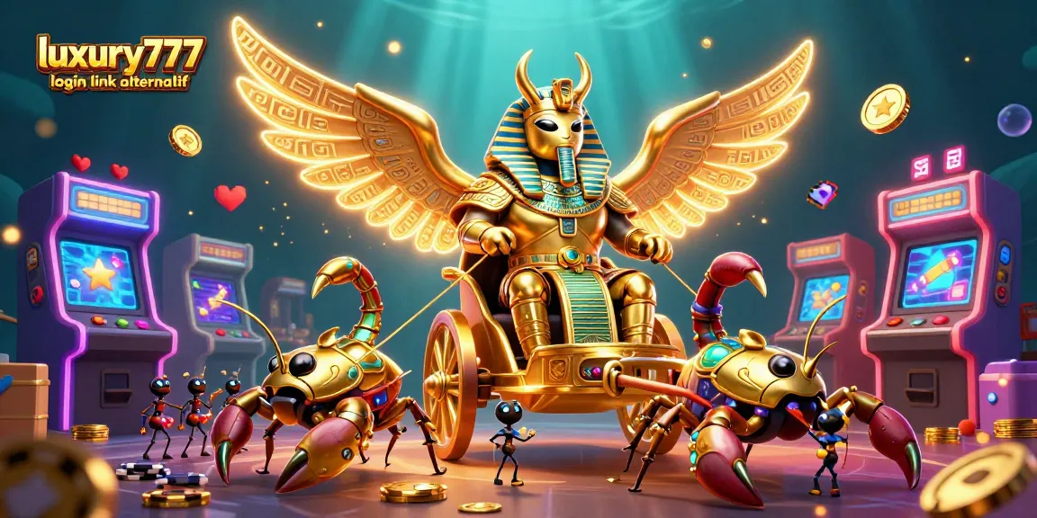 Login ke luxury777 link alternatif dengan ilustrasi 3D kasino yang menarik