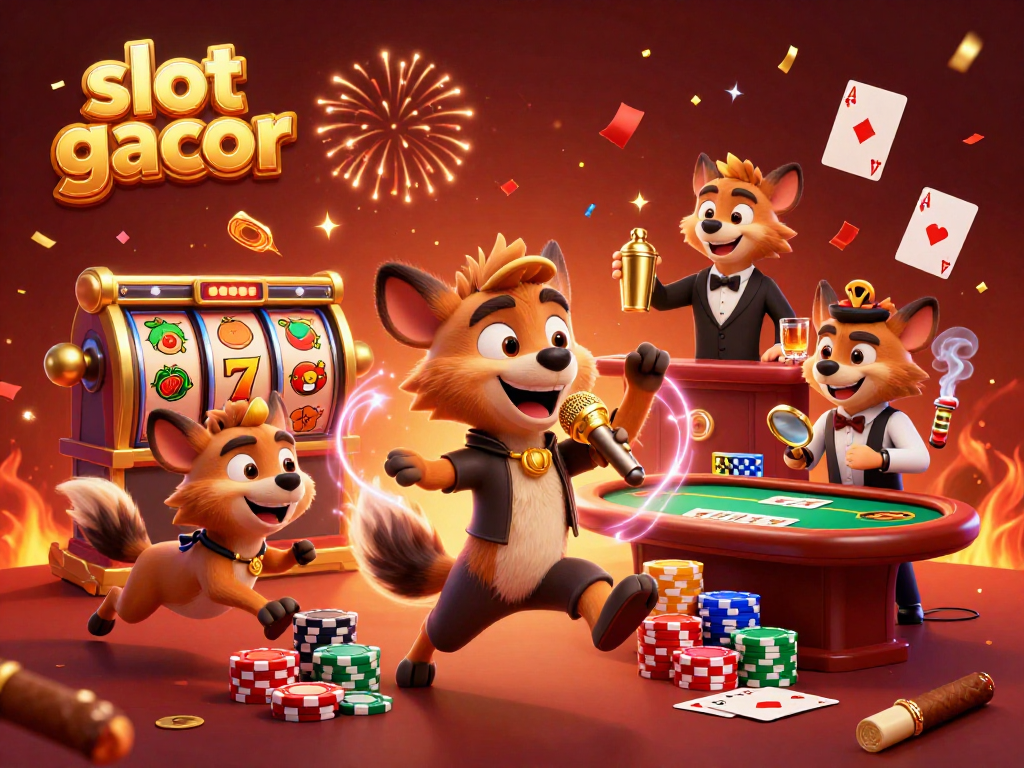 Experience the excitement of slot gacor as hyenas run a thrilling casino club filled with jackpots and laughter.