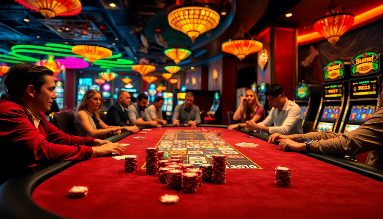 Engaging players experiencing the excitement of free credit online casino singapore in a dynamic gaming atmosphere.