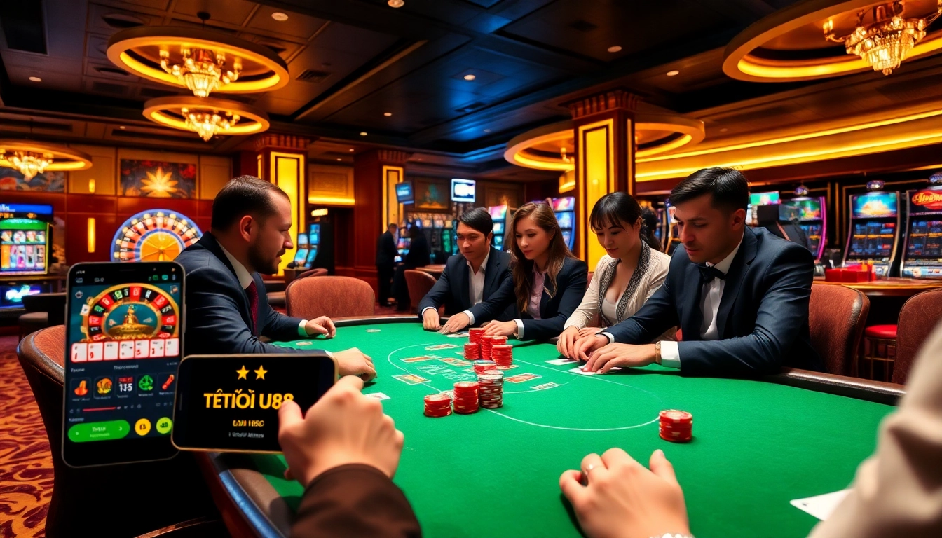 Join the excitement of tải uu88 with high-stakes poker and vibrant casino tables.
