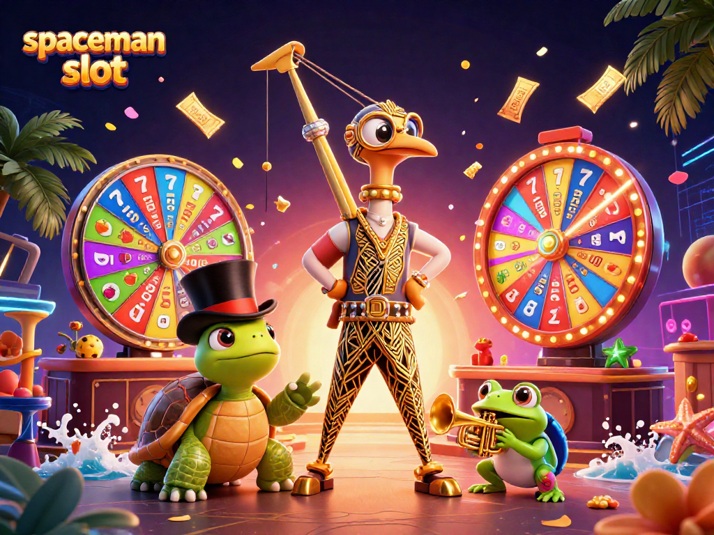 Experience the thrill of the spaceman slot game with vibrant characters and dynamic lottery elements.