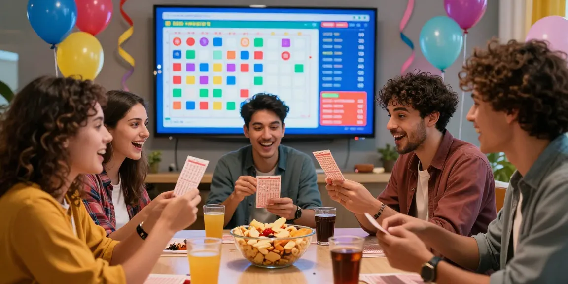 Ratutogel: Kebersamaan teman-teman menganalisis tiket lotere dalam suasana meriah.