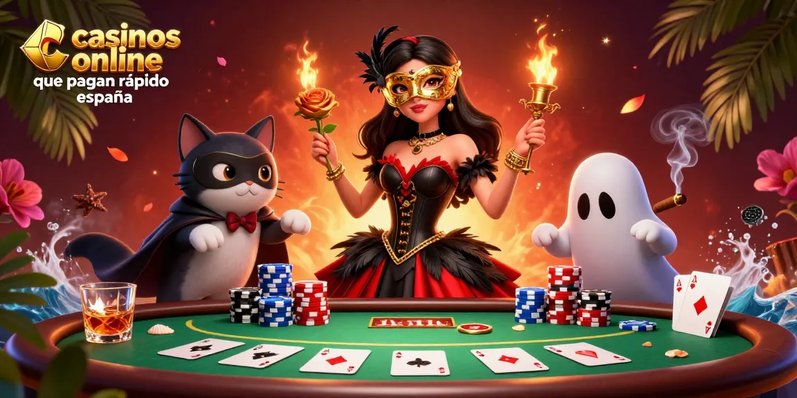 Experience the thrill of casinos online que pagan rápido españa with vibrant gaming elements and dynamic characters.