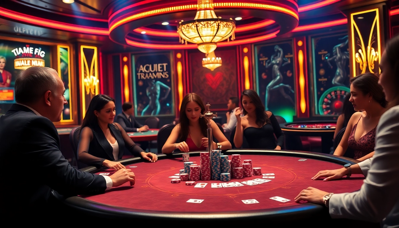Engaging in thrilling sex games at a luxurious casino with poker chips and cards.