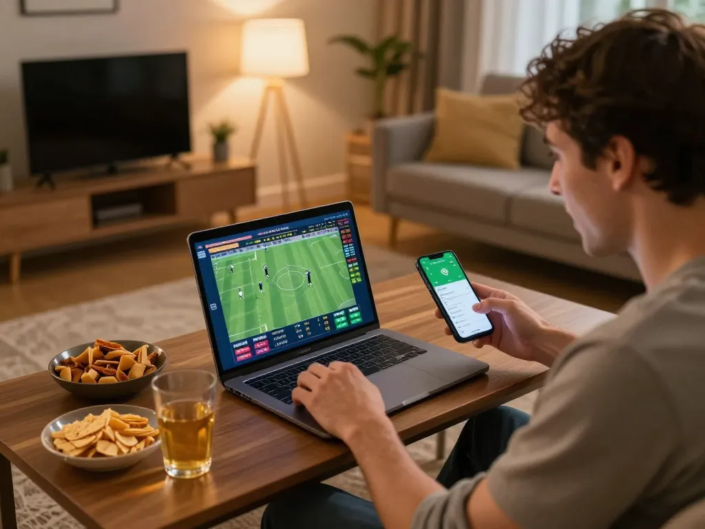 Xoilac sports betting setup with live match odds and enthusiastic player engagement