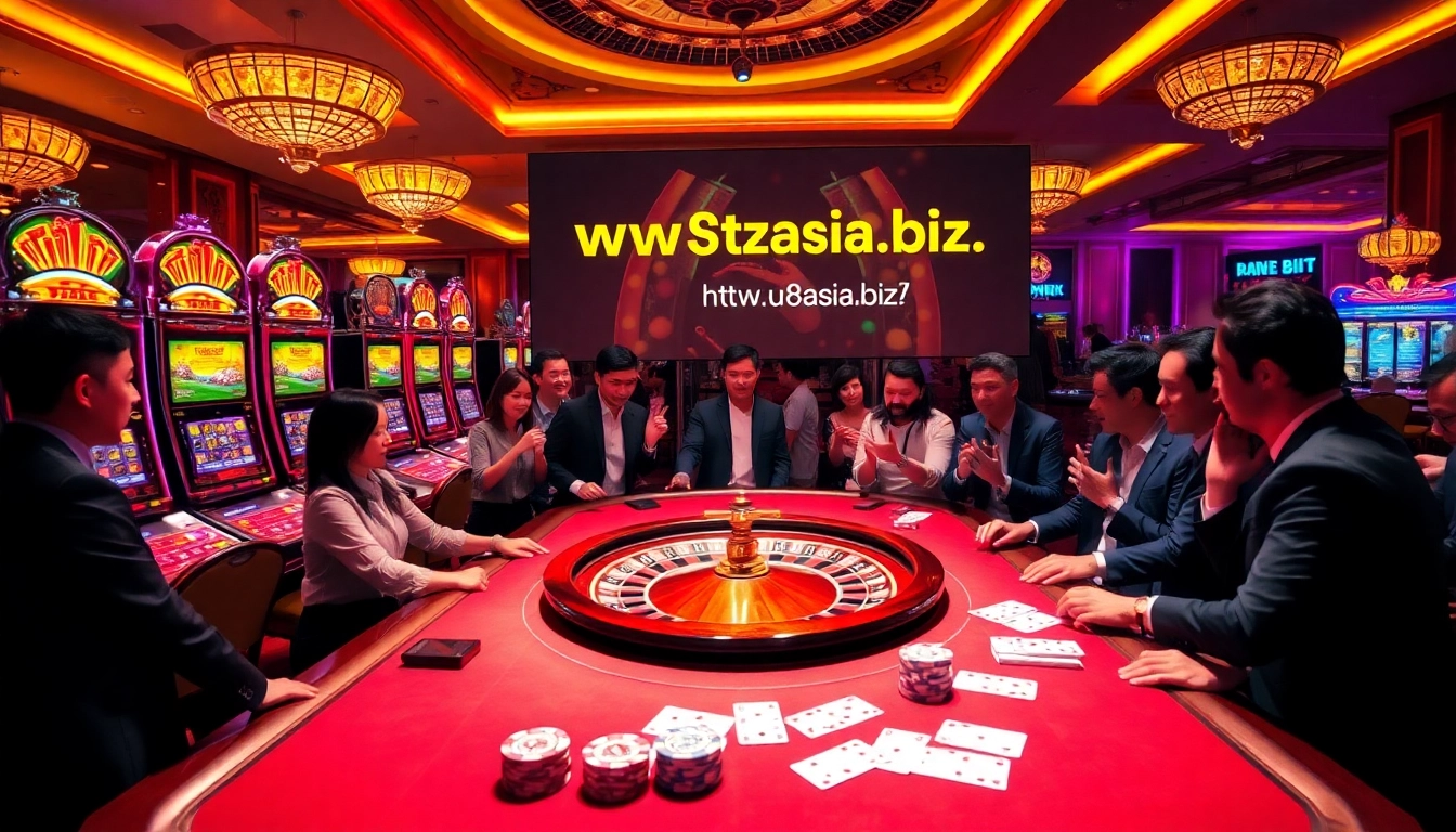 สัมผัสประสบการณ์การเล่นที่น่าตื่นเต้นกับ U8asia.biz พร้อมเครื่องสล็อตที่มีสีสันสดใสและโต๊ะโป๊กเกอร์ที่น่าดึงดูด