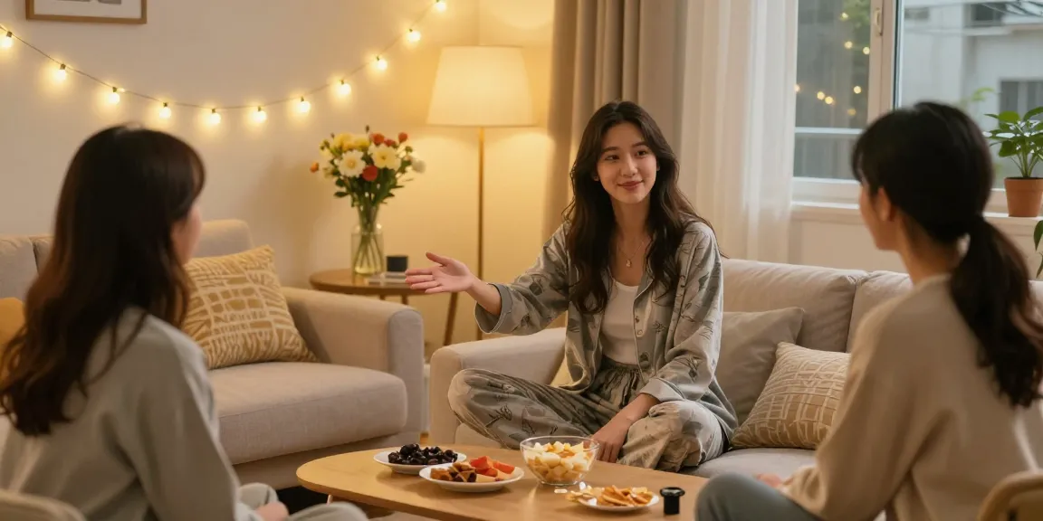 Gái gọi thân thiện trong không gian ấm cúng với ánh sáng ấm áp