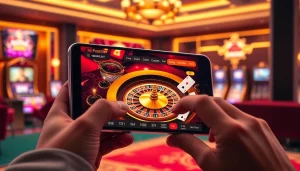 Login experience at rr88 đăng nhập with a vibrant casino interface and engaging gaming elements.