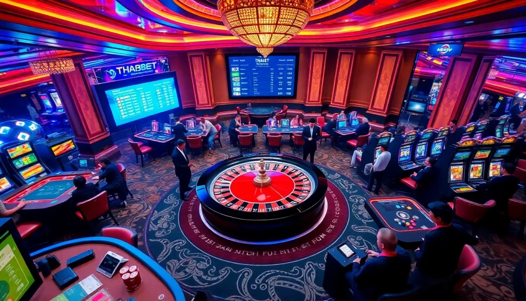 Experience the excitement of online gambling at https://tha-bet.pro/ with vibrant casino visuals and engaging action.