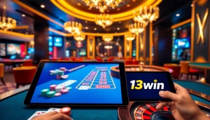 Experience the thrill of casino gaming at 13win with vibrant tables and engaging games.