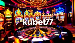 A player placing a bet at a luxurious kubet77 casino table, showcasing excitement and professionalism in online gambling.