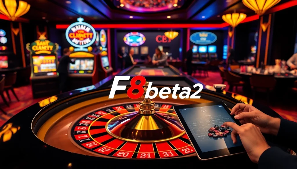 Experience the thrill of gambling at F8beta2 with engaging casino games and an inviting atmosphere.