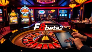 Experience the thrill of gambling at F8beta2 with engaging casino games and an inviting atmosphere.