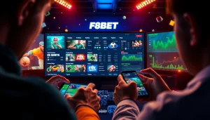 F8BET online gambling platform showcasing sports betting and casino excitement