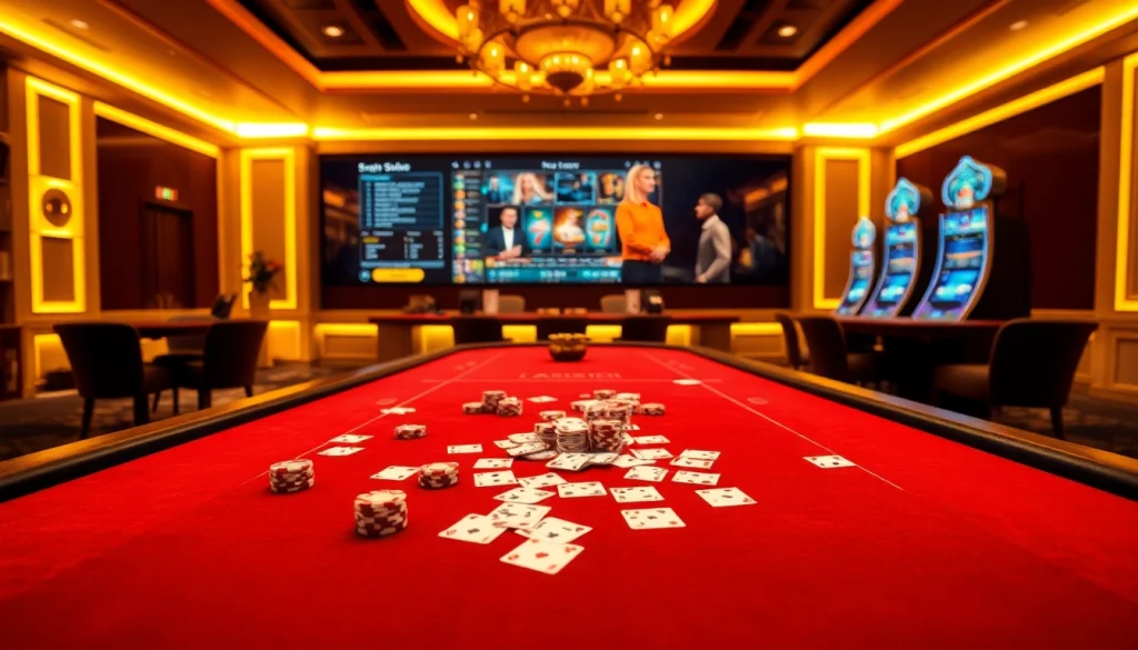Experience the excitement of playing at trang chủ 8kbet in a luxury online casino setting.