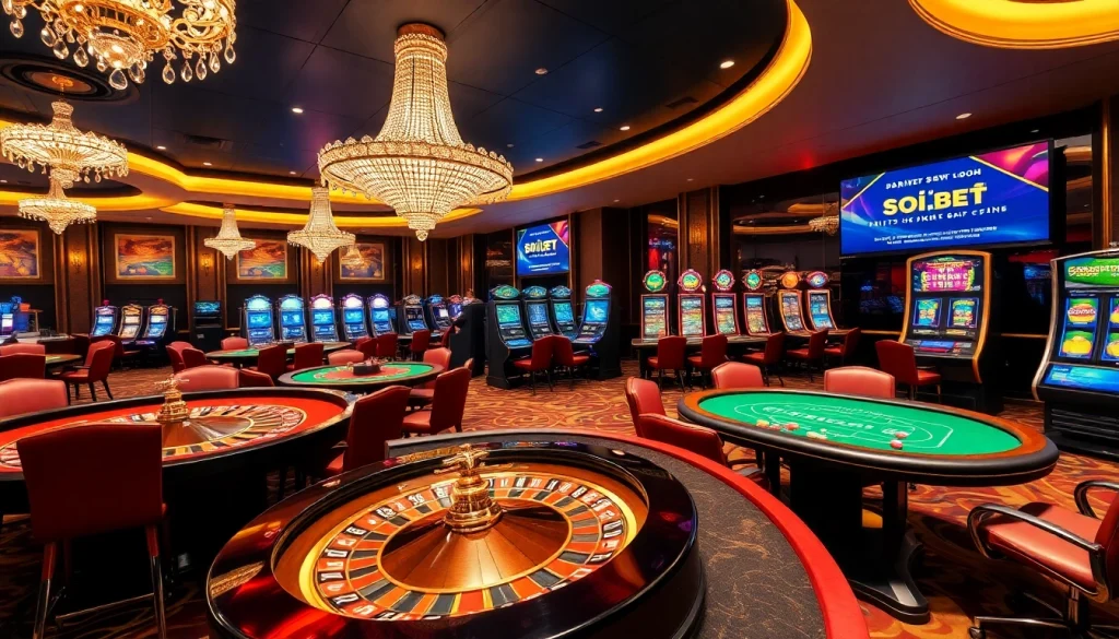 Experience live gambling excitement at https://soibet.vision/ with roulette, poker, and slots.