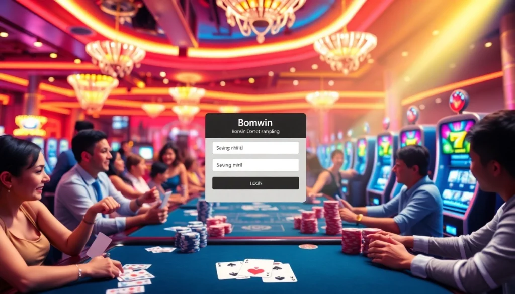 Engaging with Đăng nhập bomwin on a vibrant online casino interface full of excitement and rewards.
