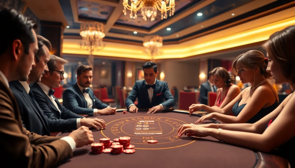 에볼루션 카지노에서 진행 중인 라이브 블랙잭 게임을 즐기는 플레이어들