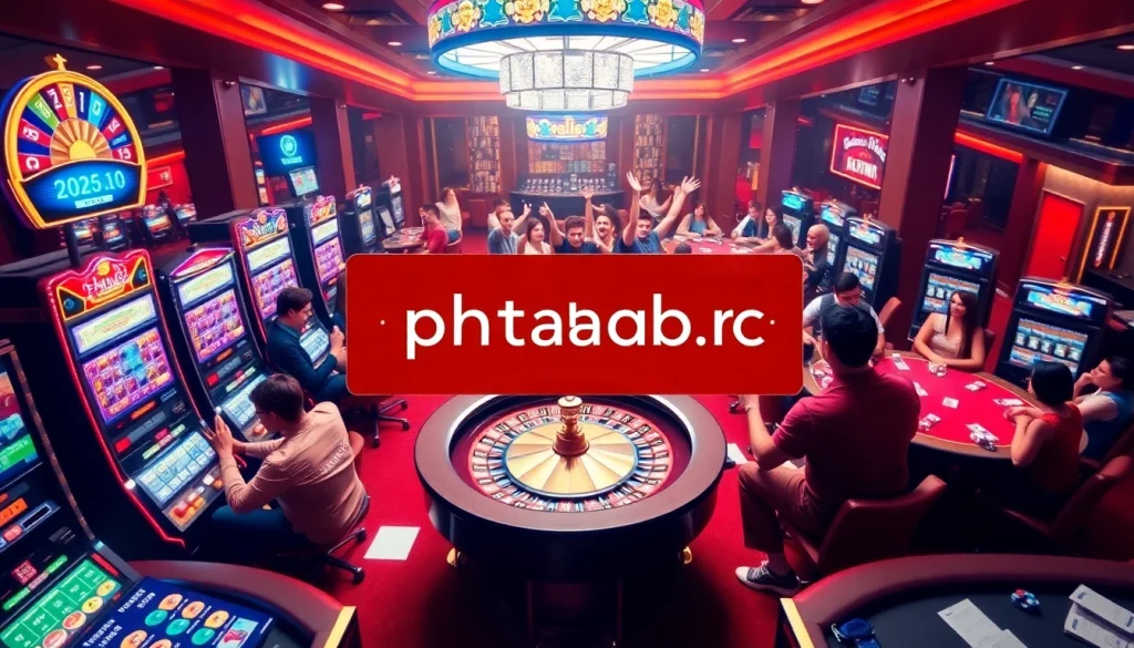 Join the excitement at https://phtayab.com/ with players celebrating big wins at luxurious casino tables.