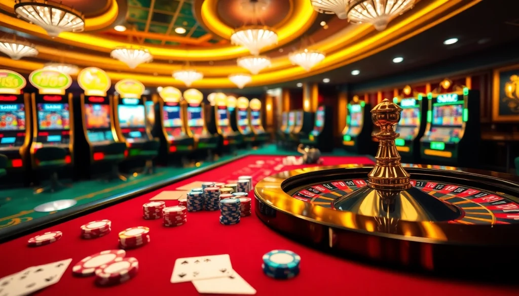 Experience the thrill of gambling at https://lv88seo.com/ with vibrant casino tables and slot machines.