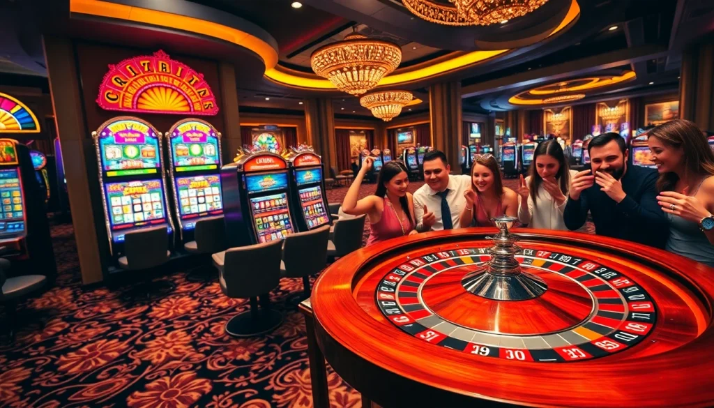 Experience the thrills of winning at rajatoto88 with vibrant slot machines and exciting roulette games.