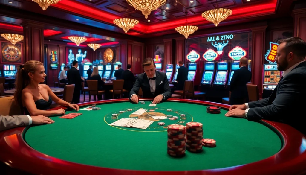 Engage in a thrilling poker game at https://abc8.luxury/ with luxurious casino elements and professional ambiance.