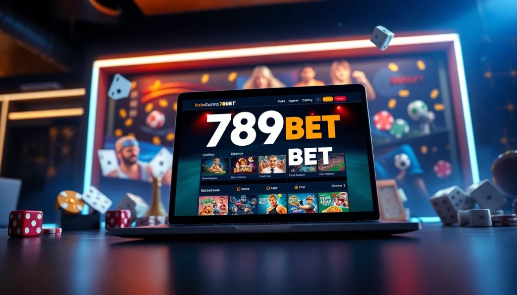 Engaging online betting experience with 789BET platform showcasing casino games and sports betting.