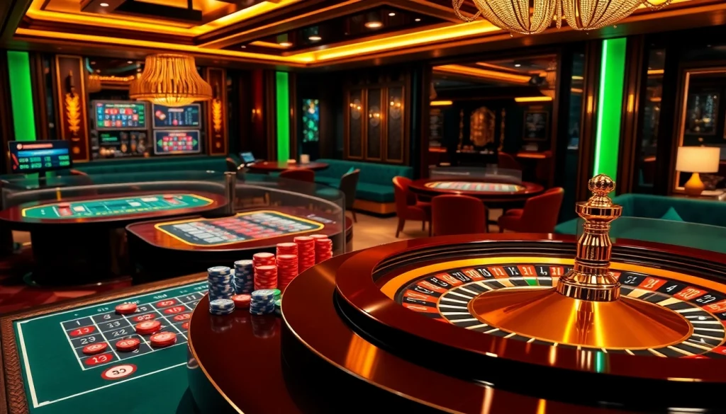 Engage in thrilling gameplay with link vào SODO66 at a luxurious casino atmosphere filled with excitement.